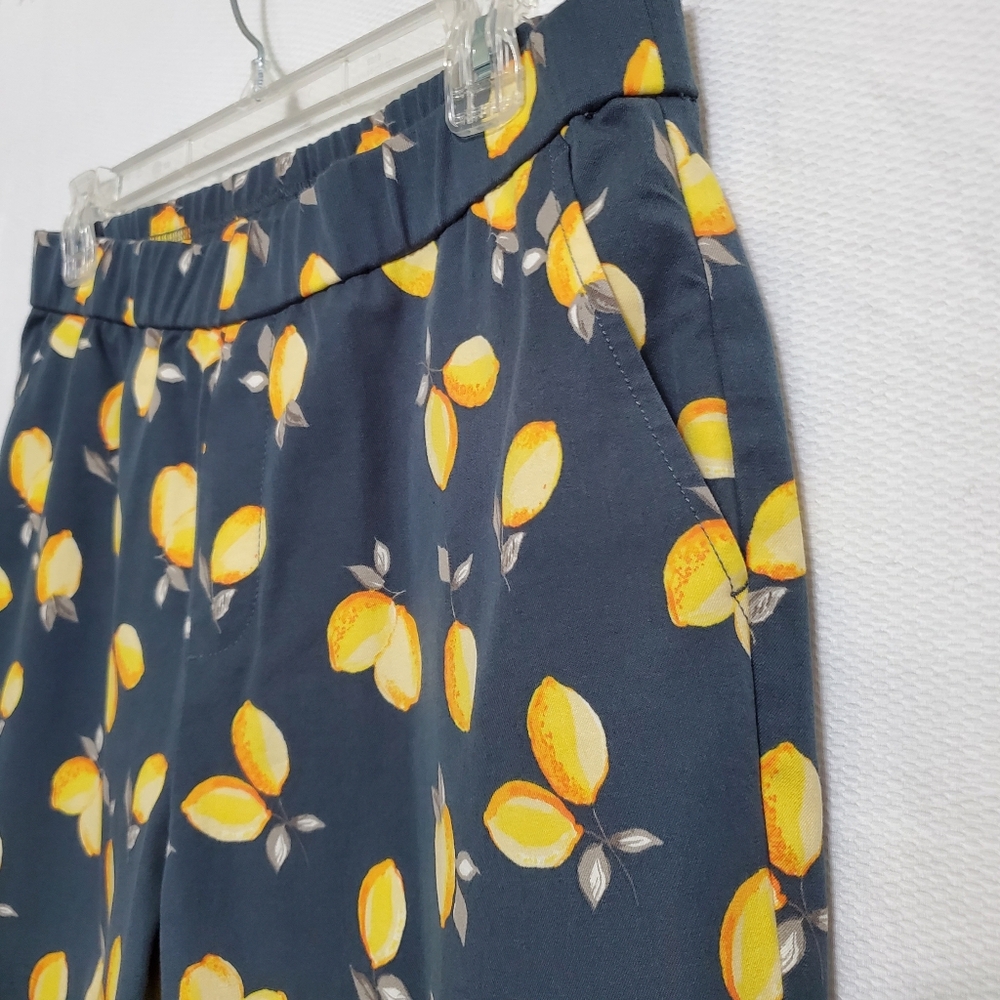 Lemon Way Lemon Print Flawless Twill Pull On Ankl… - image 3